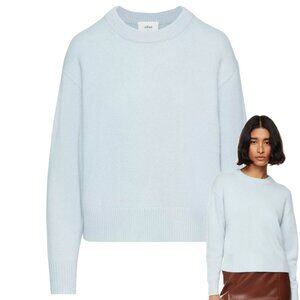 Wilfred Maria Luxe Cashmere Sweater in Snowmelt Blue XS